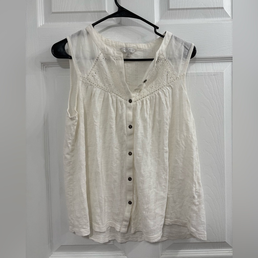 Lucky Brand button up top